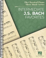 Intermediate J.S. Bach Favorites piano sheet music cover